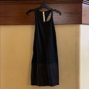 Lululemon black racerback tennis dress